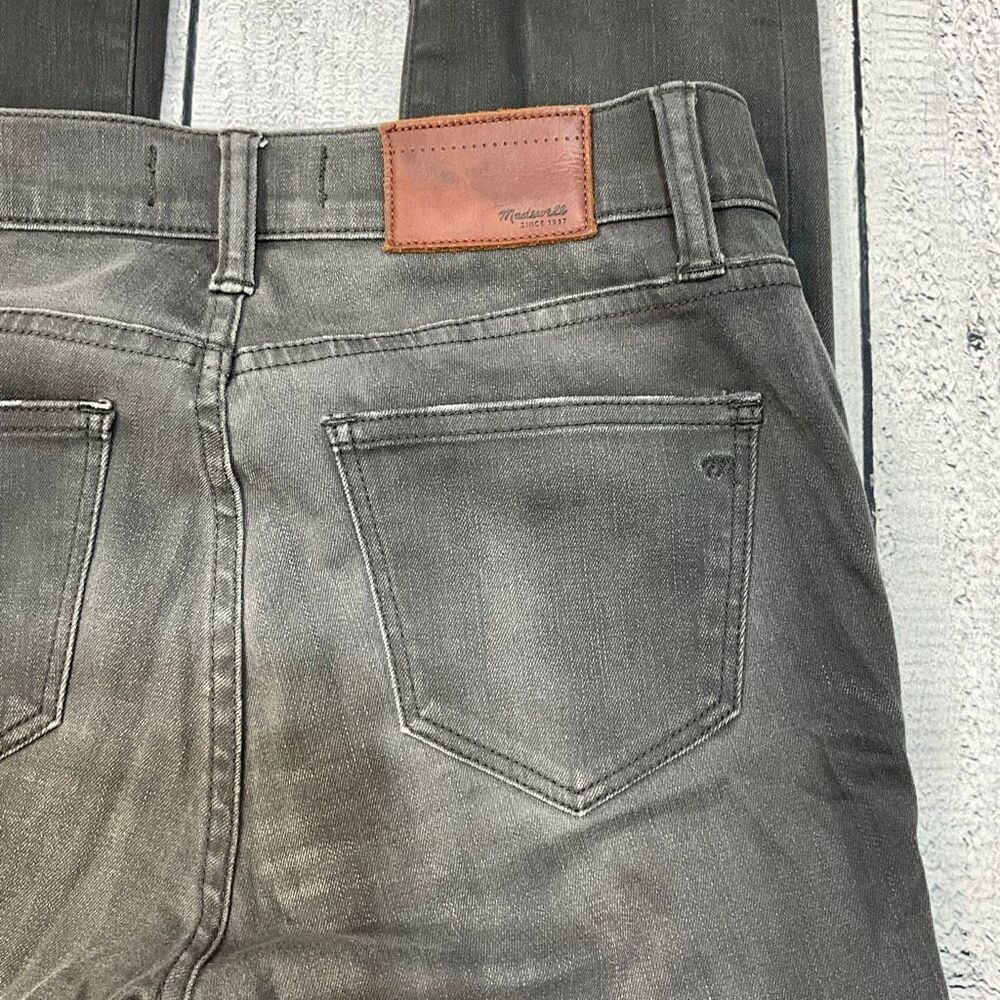 MADEWELL Skinny Jeans Charcoal Gray 26 - Picture 3 of 6